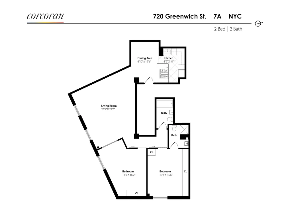 Unit for sale at 720 GREENWICH Street, Manhattan, NY 10014