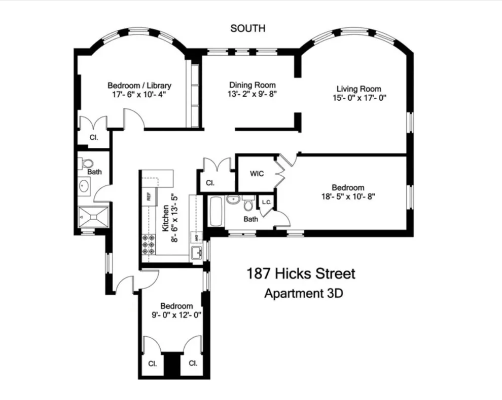 Unit for sale at 187 HICKS Street, Brooklyn, NY 11201