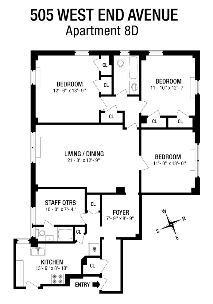 Unit for sale at 505 W End Avenue, Manhattan, NY 10024