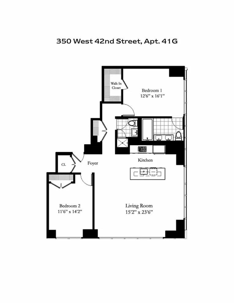 Unit for sale at 350 W 42ND Street, Manhattan, NY 10036