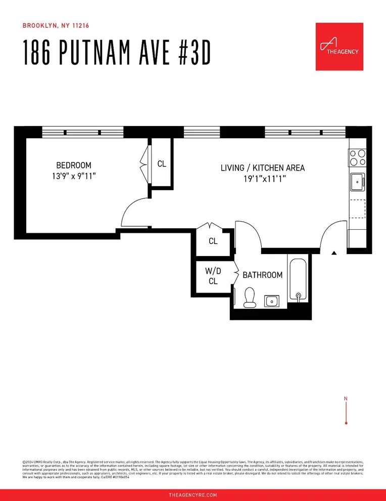 Unit for sale at 186 Putnam Avenue, Brooklyn, NY 11216