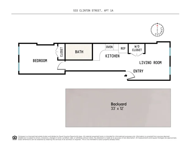 Unit for sale at 533 Clinton Street, Brooklyn, NY 11231