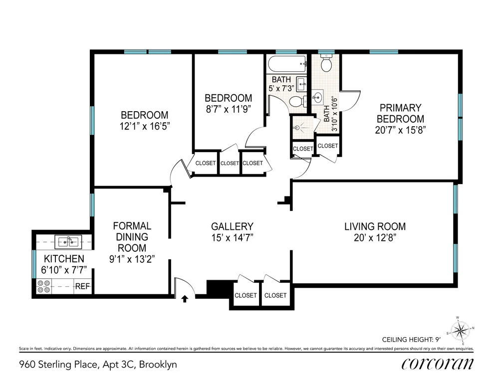 Unit for sale at 960-960 STERLING Place, Brooklyn, NY 11216