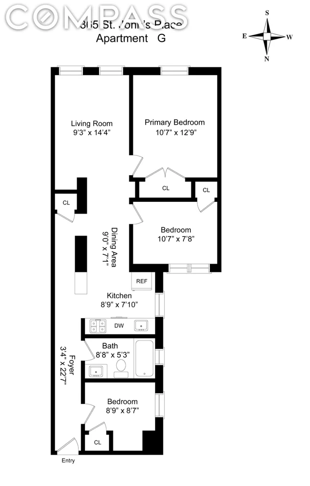 Unit for sale at 365 St Johns Place, Brooklyn, NY 11238