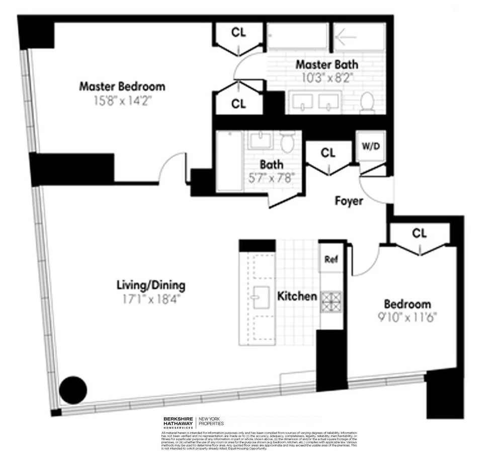 Unit for sale at 1 NORTHSIDE PIERS, Brooklyn, NY 11249