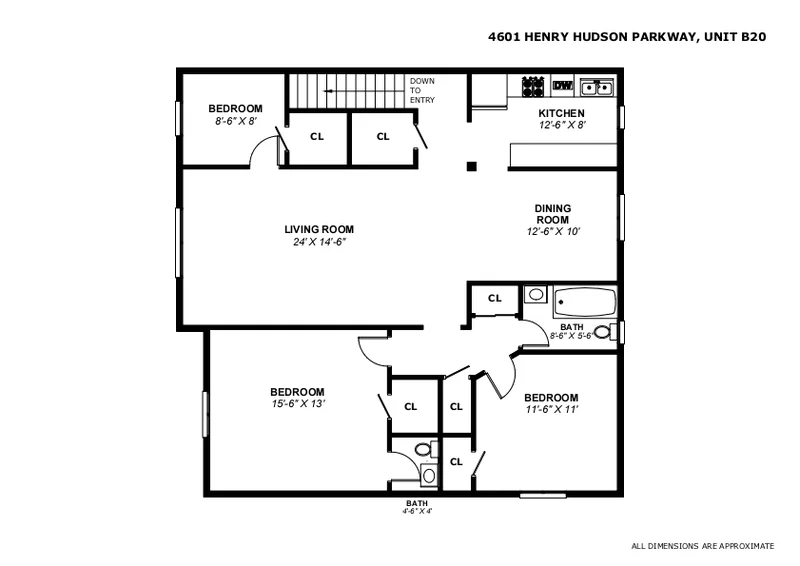 Unit for sale at 4601 HENRY HUDSON Parkway, Bronx, NY 10471