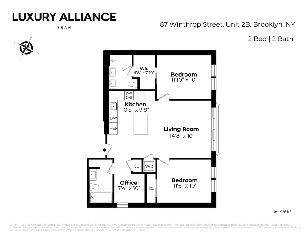 Unit for sale at 87 WINTHROP Street, Brooklyn, NY 11225