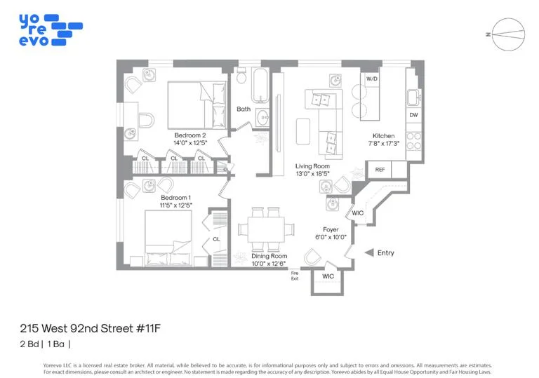Unit for sale at 215 W 92nd Street, Manhattan, NY 10025