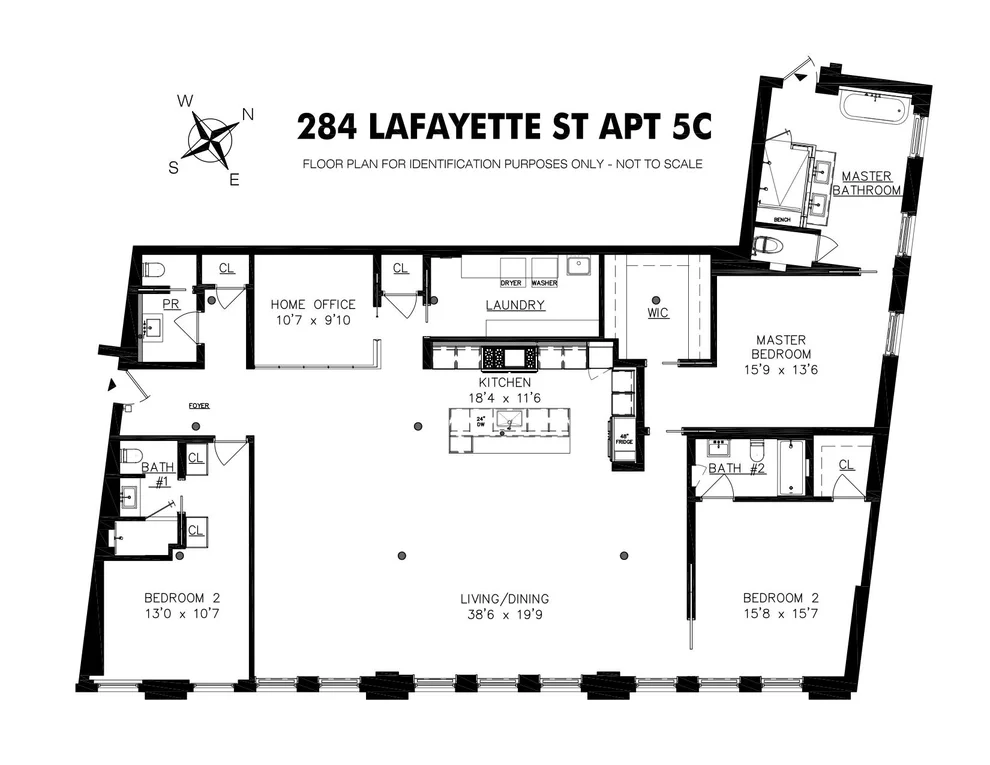 Unit for sale at 284 Lafayette Street, Manhattan, NY 10012