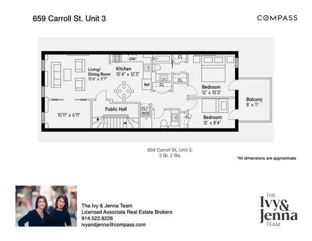 Unit for sale at 659 Carroll Street, Brooklyn, NY 11215