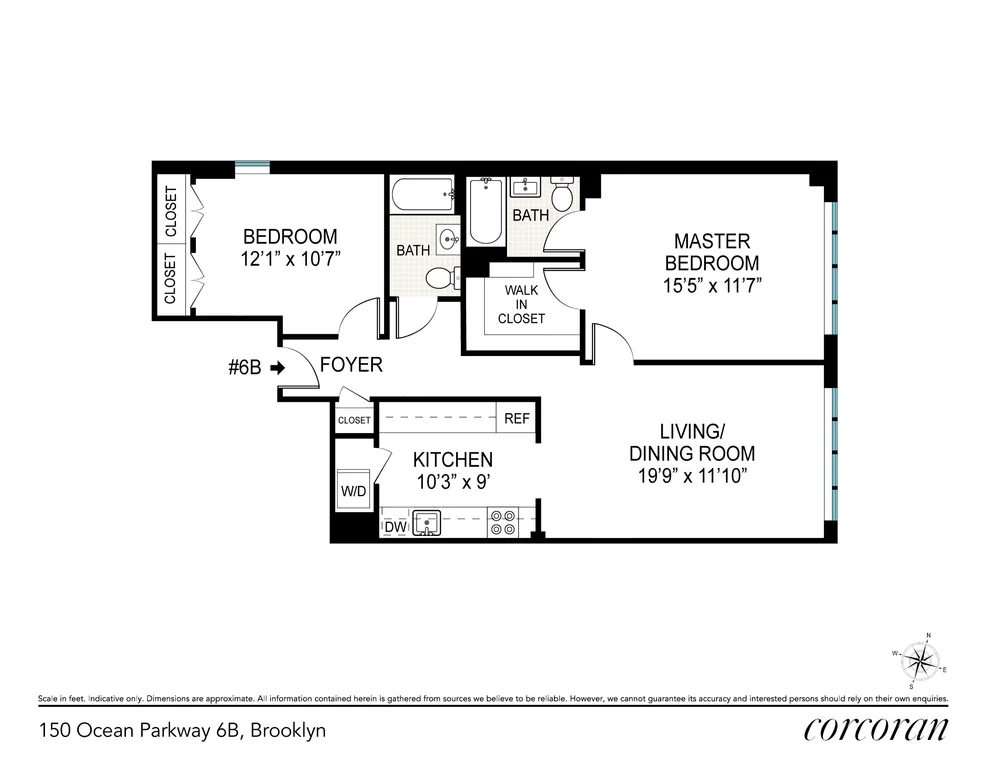 Unit for sale at 150 OCEAN Parkway, Brooklyn, NY 11218