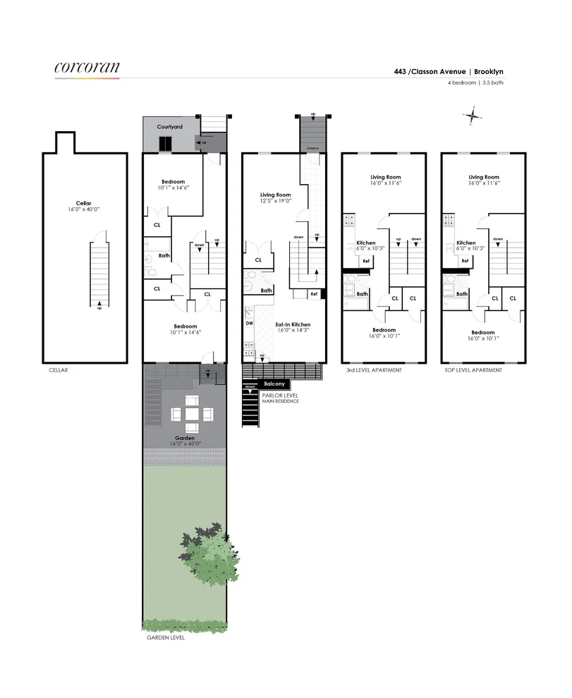 Unit for sale at 443 Classon Avenue, Brooklyn, NY 11238