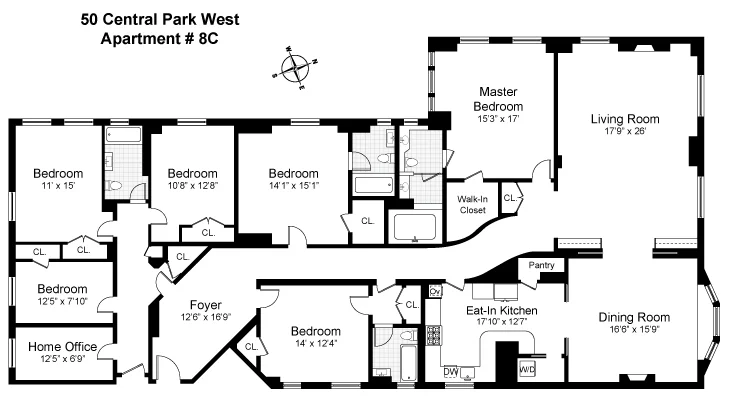Unit for sale at 50 Central Park W, Manhattan, NY 10023