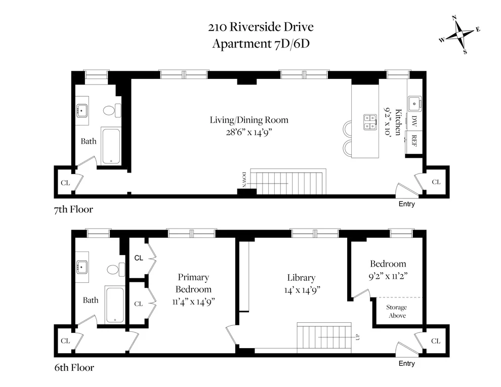 Unit for sale at 210 Riverside Drive, Manhattan, NY 10025