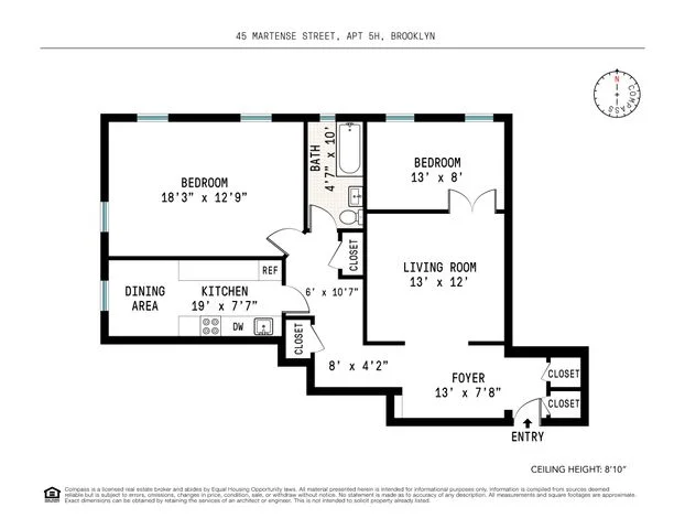 Unit for sale at 45 Martense Street, Brooklyn, NY 11226
