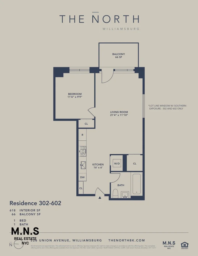 Unit for sale at 526 Union Avenue, Brooklyn, NY 11211