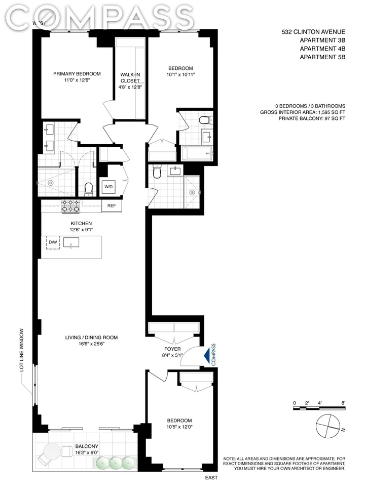 Unit for sale at 532 Clinton Avenue, Brooklyn, NY 11238