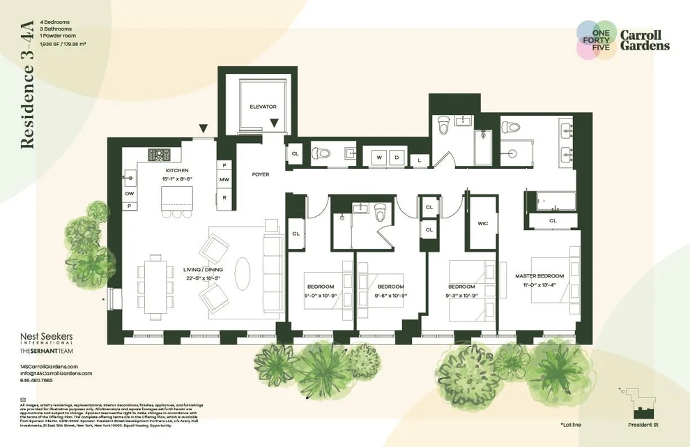 Unit for sale at 145 President Street, Brooklyn, NY 11231