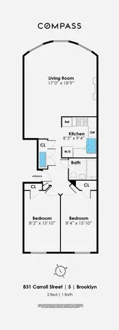 Unit for sale at 831 Carroll Street, Brooklyn, NY 11215