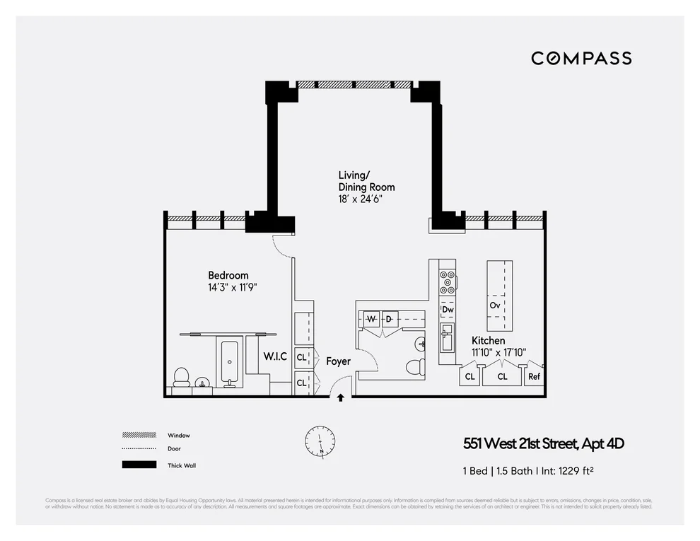 Unit for sale at 551 W 21st Street, Manhattan, NY 10011