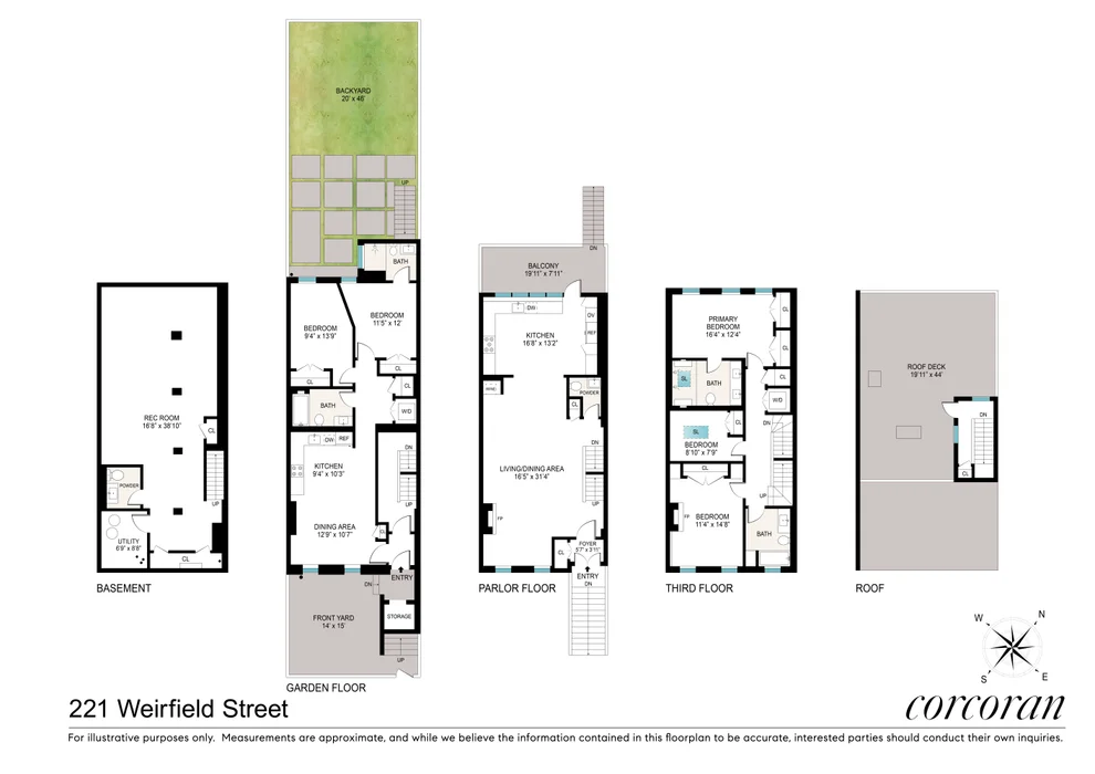 Unit for sale at 221 WEIRFIELD Street, Brooklyn, NY 11221