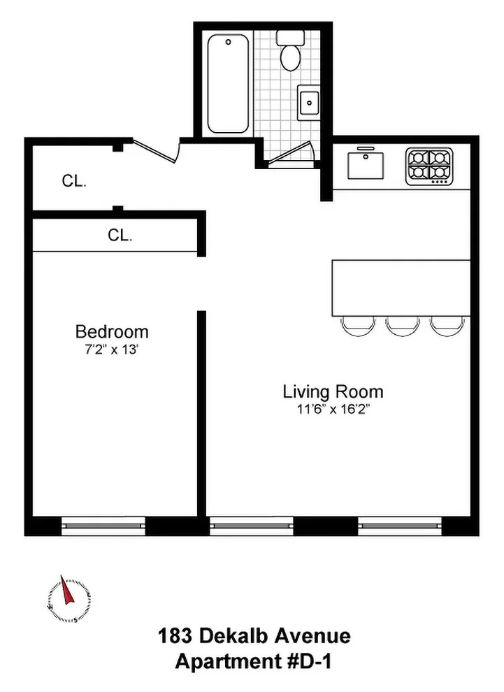Unit for sale at 183 Dekalb Avenue, Brooklyn, NY 11205