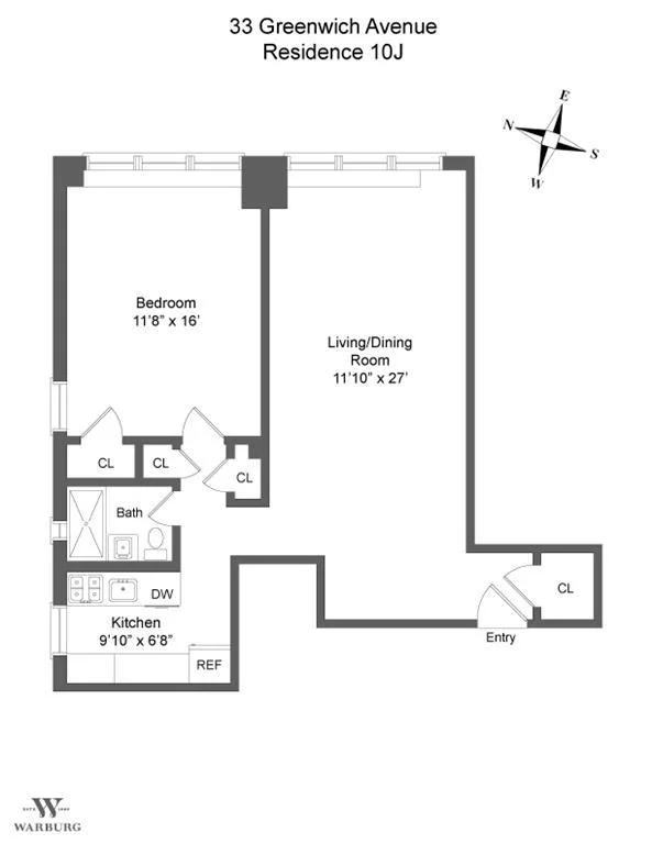 Unit for sale at 33 GREENWICH Avenue, Manhattan, NY 10014