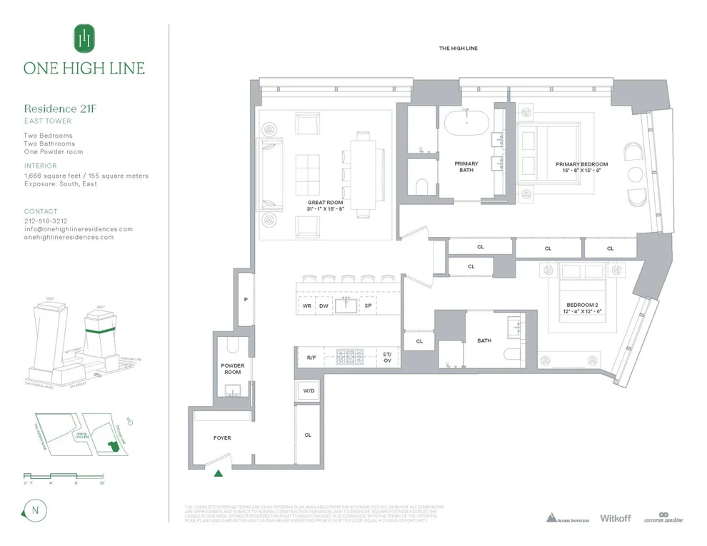 Unit for sale at 500 W 18TH Street, Manhattan, NY 10011