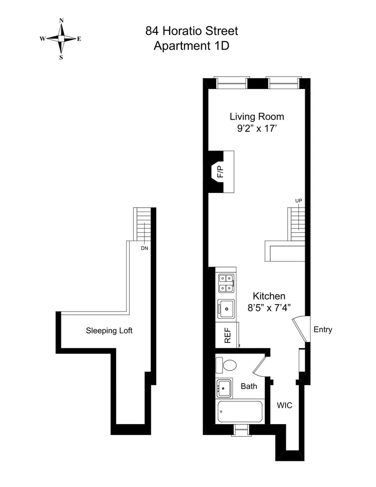 Unit for sale at 84 HORATIO Street, Manhattan, NY 10014