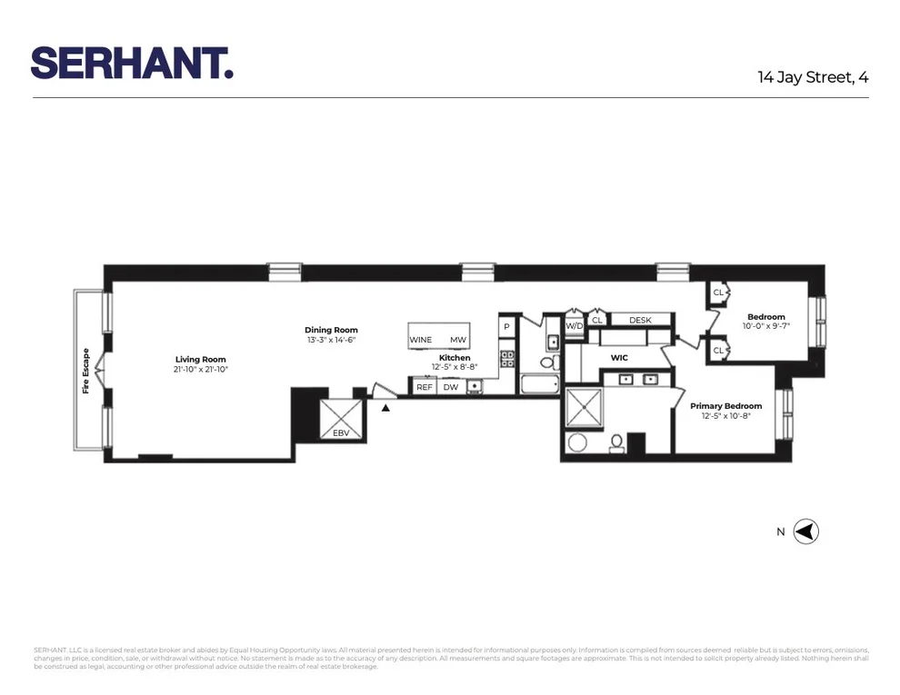 Unit for sale at 14 JAY Street, Manhattan, NY 10013