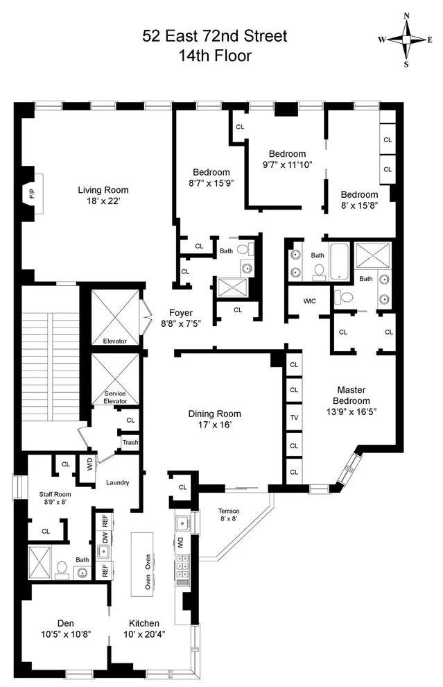Unit for sale at 52 E 72nd Street, Manhattan, NY 10021