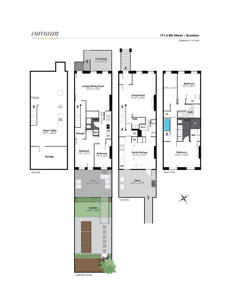 Unit for sale at 191A 8th Street, Brooklyn, NY 11215