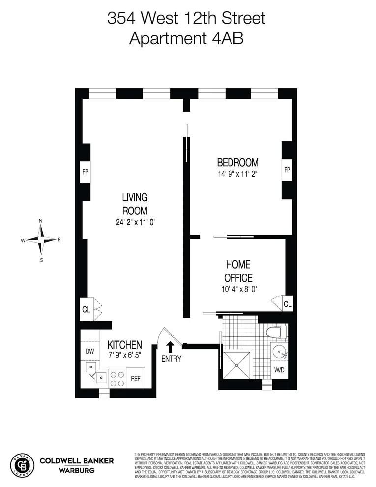 Unit for sale at 350-354 W 12TH Street, Manhattan, NY 10014