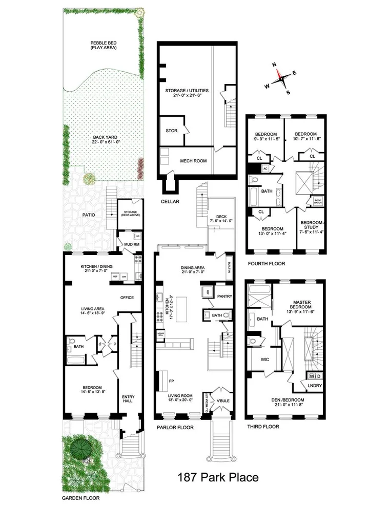 Unit for sale at 187 Park Place, Brooklyn, NY 11238
