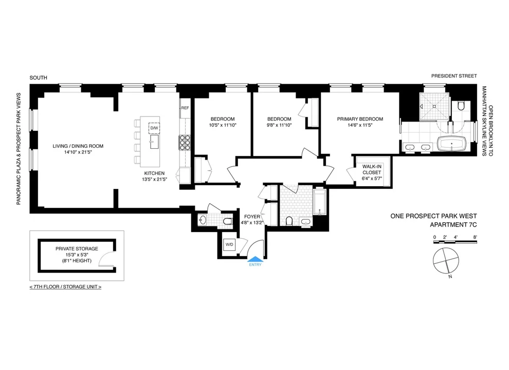 Unit for sale at 1 PROSPECT Park W, Brooklyn, NY 11215