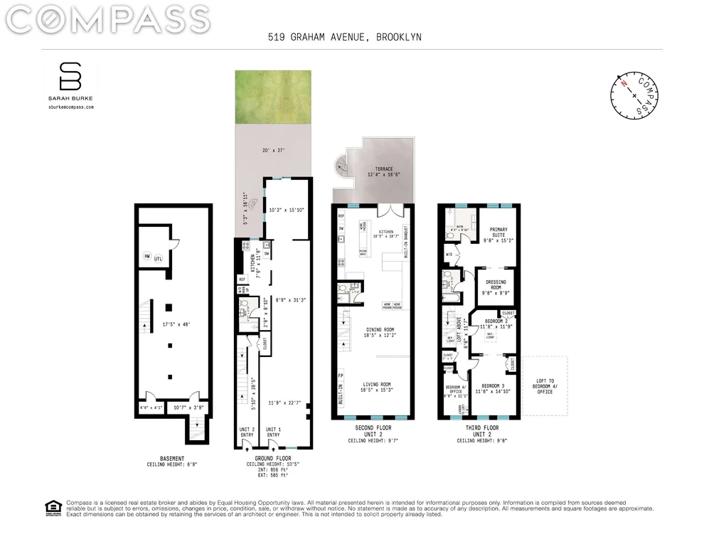Unit for sale at 519 Graham Avenue, Brooklyn, NY 11222