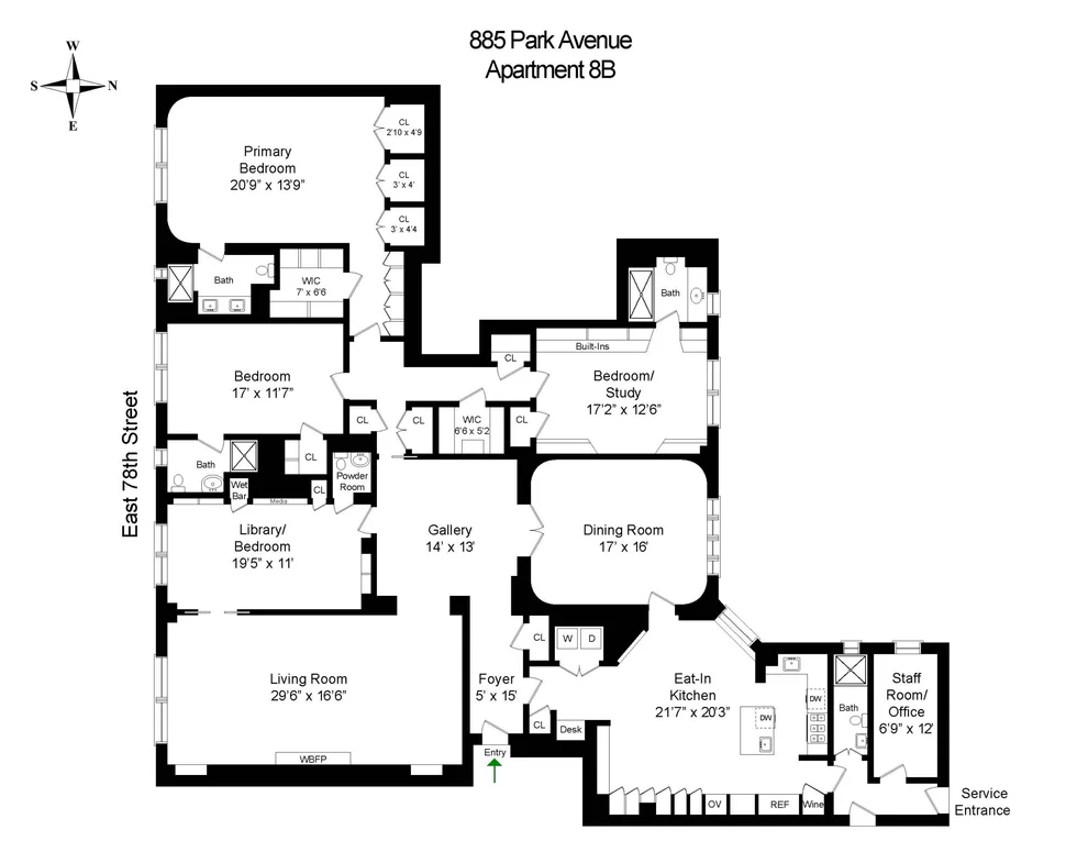 Unit for sale at 885 PARK Avenue, Manhattan, NY 10075
