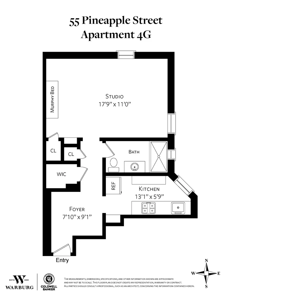 Unit for sale at 45-55 PINEAPPLE Street, Brooklyn, NY 11201