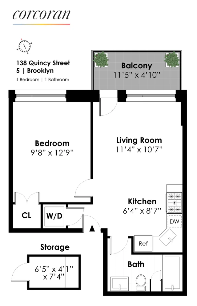 Unit for sale at 138 QUINCY Street, Brooklyn, NY 11216