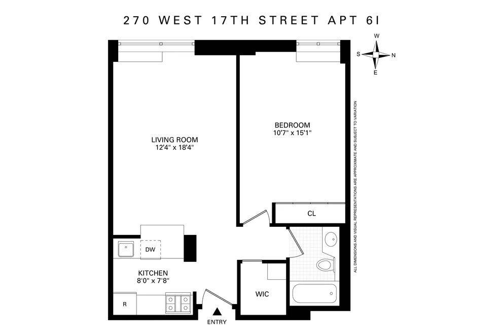 Unit for sale at 270 W 17th Street, Manhattan, NY 10011