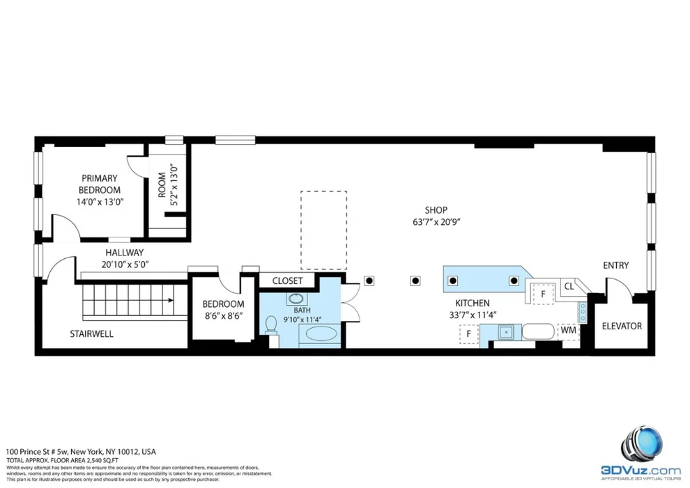 Unit for sale at 100 PRINCE Street, Manhattan, NY 10012