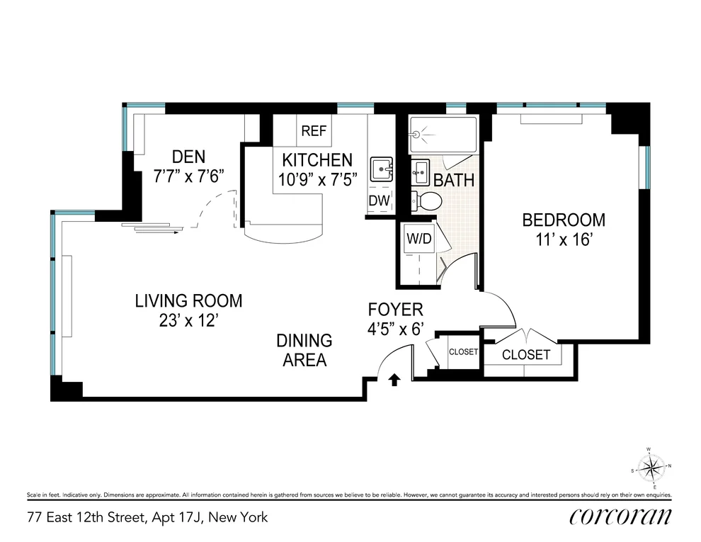 Unit for sale at 77 E 12TH Street, Manhattan, NY 10003
