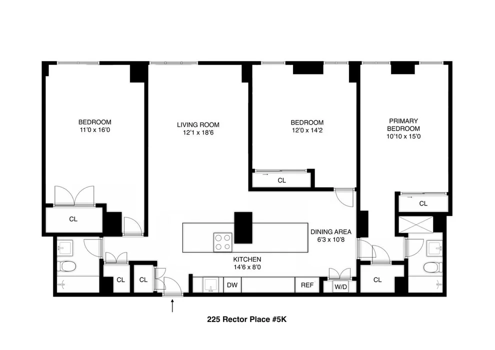 Unit for sale at 225 RECTOR Place, Manhattan, NY 10280