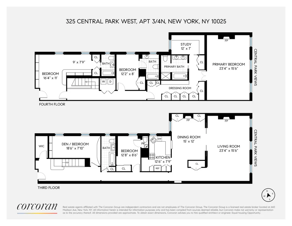 Unit for sale at 325 CENTRAL Park W, Manhattan, NY 10025