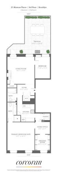 Unit for sale at 21 MONROE Place, Brooklyn, NY 11201