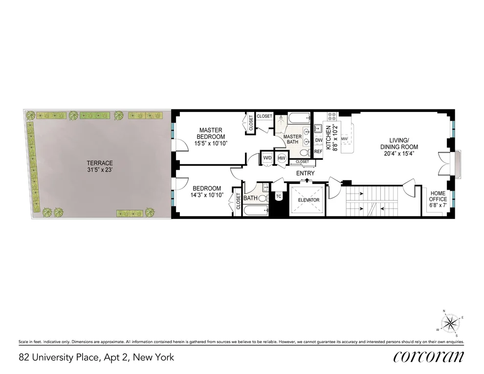 Unit for sale at 82 University Place, Manhattan, NY 10003