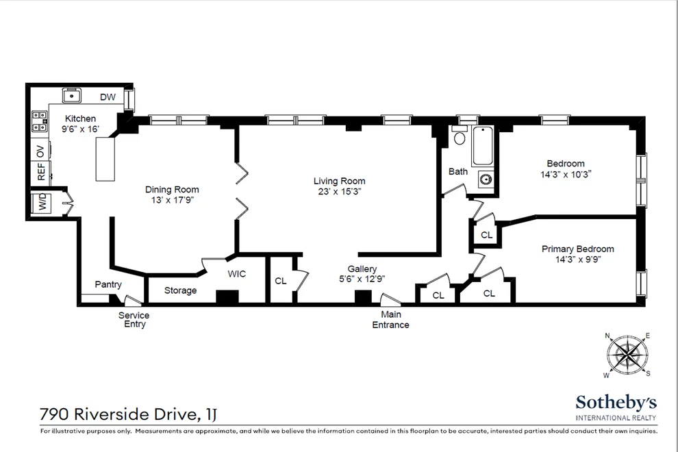 Unit for sale at 790 Riverside Drive, Manhattan, NY 10032