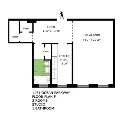 Unit for sale at 1171 OCEAN Parkway, Brooklyn, NY 11230