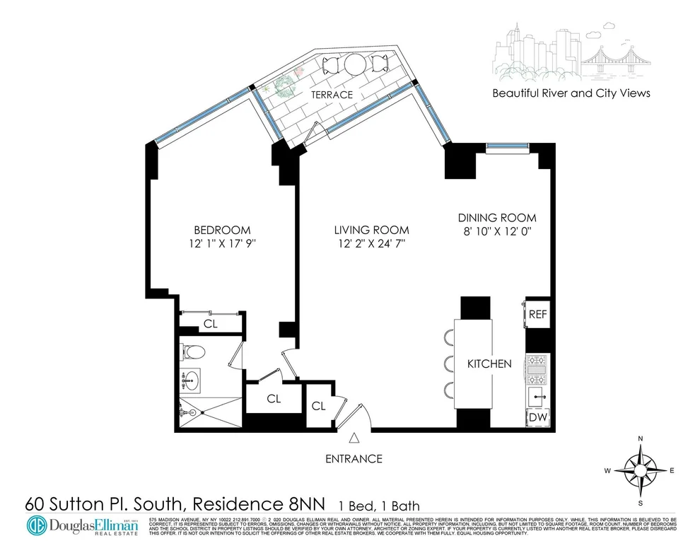 Unit for sale at 60 SUTTON Place S, Manhattan, NY 10022