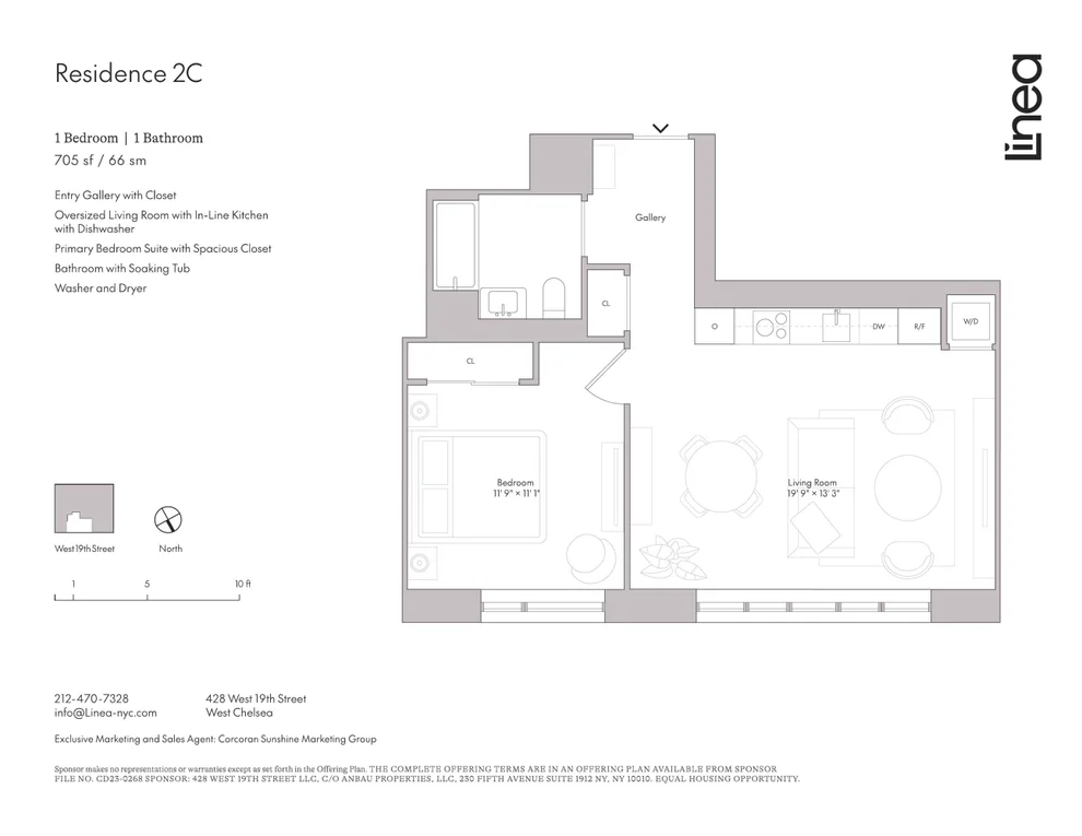 Unit for sale at 428 W 19TH Street, Manhattan, NY 10011